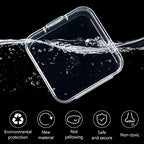 Jetec 6 Pieces Mini Plastic Clear Beads Storage Containers Box for Collecting Small Items, Beads, Jewelry, Business Cards, Game Pieces, Crafts (2.1 x 2.1 x 0.8 Inch) - size: 2.13 x 2.13 x 0.79 Inch