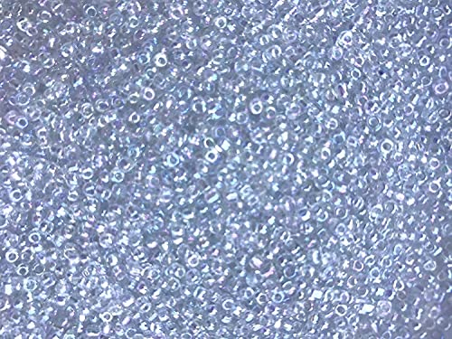 Seed Beads Size:11/0 50 gr / 1.76 oz (Crystal Iridescent) - color: Crystal Iridescent