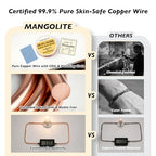 18 Gauge/1.0mm Copper Wire 2 Pound Spool – 400 feet Fine 99.9% Pure Dead Soft Bare Wire with Polishing Cloth & COA for Jewelry Making, Beading, Plant Ties, Electroculture & DIY Crafts - size: 18 Gauge, style: 2 Pound