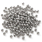 304 Stainless Steel Round Beads 5.0mm 200pcs Spacer Beads for Jewelry DIY Making and Repairing - size: 5.0mm