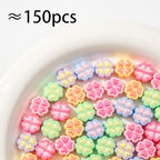 150pcs Clover Beads Ab Color Acrylic Bead Cute Beads for Jewelry Making Handmade DIY Bracelet, Charms Keychain Craft Supplies (Clover) - color: clover