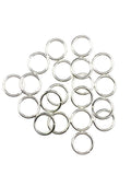 20pcs 925 Sterling Silver Open Jump Rings, 16 Gauge 10.5mm OD/8.0mm ID Made in USA by CRAFT WIRE - size: 10.5mm OD/8.0mm ID