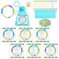 BeYumi Christian Bracelet Craft Kit - 24Pcs DIY Religious Jesus Love You Letter Beads Bracelet with Bible Verse Gift Cards Jesus Faith Craft Kit VBS Week Sunday School Church Party for Kids - style: Jesus Love You