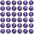 100pcs Violet Cat Eye Beads 8mm Round Semi Precious Stone Hole Size 1mm DIY Charm Spacer Beading Smooth Gemstone Loose Beads for Jewelry Making Bracelets Necklaces Earrings Crafting - color: Violet