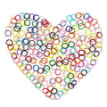 TOAOB 200pcs 8mm Multicolour Jump Rings for Keychains Open Jump Rings Small Closed O Connectors for Chainmail Hardware Earrings Necklace Jewelry Making - size: 8mm