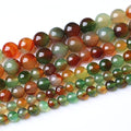8MM Peacock Agate Round Loose Beads Natural Gem Beads Crystal Energy Stone Beads for Jewelry Making DIY Bracelet Necklace - color: Peacock Agate, size: 8MM
