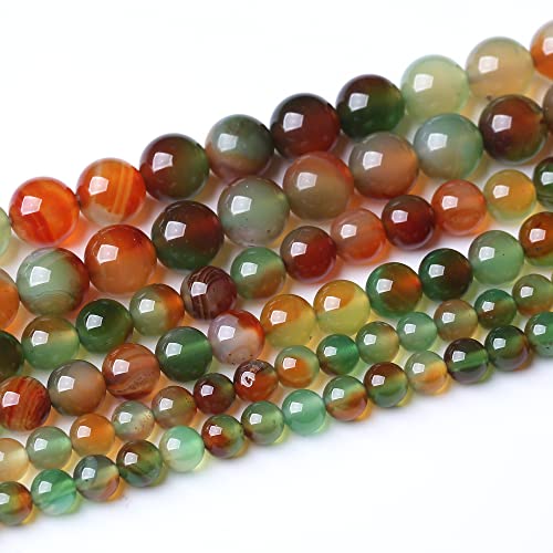 8MM Peacock Agate Round Loose Beads Natural Gem Beads Crystal Energy Stone Beads for Jewelry Making DIY Bracelet Necklace - color: Peacock Agate, size: 8MM