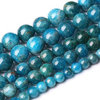 90PCS 4mm AAA Natural Blue Apatite Stone Beads Gemstone Round Loose Spacer Beads for Jewelry Making DIY Bracelet Necklace 15" - color: Blue Apatite, size: 4mm