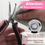Mini Bent Needle Nose Pliers with Serrated Jaw, Soft Grip for Jewelry Making, Wire Wrapping and Object Gripping - style: Bent Needle Nose Plier Serrated Jaws