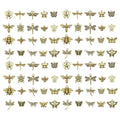 WOCRAFT 60pcs Antique Gold Butterfly Bracelet Charms for Jewelry Making Sets DIY Necklace Bracelet Keychain Crafting Charms Kit Craft Supplies (SN846) - color: Antique Gold, size: Butterfly Charms