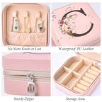 Preppy Travel Easter Basket Stuffers for Teen Girls, Travel Jewelry Box Personalized Birthday Gifts for Women, Fashion Travel Essentials Trendy Stuff - style: C