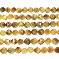 MJDCB Best Sellers Natural Stone Beads Faceted Polygon Golden Tiger Eye Crystal Energy Stone Healing Power for Jewelry Making(8mm) - color: Golden Tiger Eye