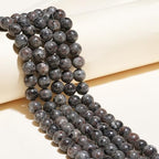 6mm Natural Flame Yooperlite Gemstone Beads Polished Round Smooth Stone Beads for Bracelets Jewelry Making 15inch Loose Beads - color: Flame Yooperlite Stone, size: 6mm
