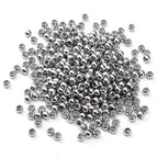 304 Stainless Steel Round Beads 3.0mm 400pcs Spacer Beads for Jewelry DIY Making and Repairing - size: 3.0mm