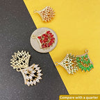Crystal Zirconia Gold Plated Brass Charms for Jewelry Making Bracelet Necklace Earring Pendant Craft Supplies DIY Accessories - color: FlowerC-Mix-6Pcs