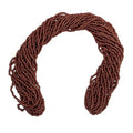 11/0 Glass Seed Beads, 12 String Hanks, Small Craft Beads, 2 mm (Rose) - color: Rose