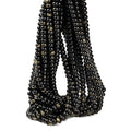 ICAI Natural 5x8mm Rondelle Beads, Abacus Disk Stone Spacer Gemstone Beads for DIY Bracelet Necklace Jewelry Making (Golden Obsidian) - color: Golden Obsidian, size: 5x8