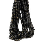 ICAI Natural 5x8mm Rondelle Beads, Abacus Disk Stone Spacer Gemstone Beads for DIY Bracelet Necklace Jewelry Making (Golden Obsidian) - color: Golden Obsidian, size: 5x8