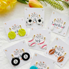 Sports Polymer Clay Cutters Set – Molds, Clay Cutters for Polymer Clay, Clay Earring Tools - color: G color