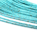 155pcs 2mm Natural Turquoise Stone Loose Round Beads Gemstone Smooth Samll Spacer Beads for jewerly Making Bracelet Necklace - color: Turquoise, size: 2 mm