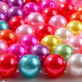 20mm Acrylic Beads 100pcs Color Pearl Bead Chunky Bubblegum Beads for DIY Jewelry Making (Pearl) - color: pearl