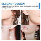 925 Sterling Silver Earring Hooks, 750PCS Gold Earring Hooks Kit 250PCS/125Pairs Hypoallergenic Ear Wires Fish Hooks with 250 PCS Gold Open Jump Rings and 250PCS Rubber Ear Backs for Jewelry Making - size: 750pcs-gold