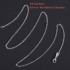 50 Pack Silver Plated Necklace Chains Bulk, Cable Chain Pack for Jewellery Making - color: Gold, size: 18 Inch