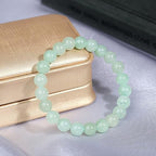 MAIBAOTA Healing Crystal Bracelet for Women Men, 8/4 mm Natural Stone Beaded Bracelets, Jewelry Birthday Gifts, Round Gemstones Stretch Bracelets - color: Green-Aventurine, size: 8 mm