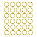 100 pcs Gold Plated Stainless Steel Split Rings Jump Rings Connector Rings for Jewelry Making Necklaces Bracelet Earrings Keychain DIY Craft (13302-Gold, 10mm) - size: 10mm
