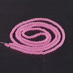 FASHEWELRY 200Pcs Transparent Frosted Glass Bead 4mm Matte Crystal Glass Loose Beads for DIY Jewelry Making (Pearl Pink) - color: Pearl Pink