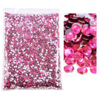 Blinginbox 50000pcs Flatback Rhinestones,Silver Backing Resin Non Hotfix Rhinestones Large Quantity Wholesale for Crafts Creative Design,Clothes,Makeup,Nail Art (2mm=0.08",Light Rose - color: Light Rose, size: 2mm=0.08"