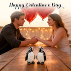 Penguin Gifts for Him Her Boyfriend Girlfriend, Set of 2 Ceramic Penguin Figurines Forever Love Anniversary Birthday Gifts for Women Men, Romantic Valentines Gift for Wife Husband Couples Cute Decor - style: Penguin(2 Set）