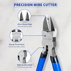 Wire Cutters 6 Pack, KAIHAOWIN 6 inch Dikes Small Wire Cutters Flush Cutters Wire Snips Clippers Diagonal Cutters Side Cutters Cutting Pliers for Crafting - size: 6pack