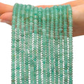 2 Strands (300PCs) Natural Green Aventurine Rondelle Beads, 2 * 4mm Gemstone Loose Spacer Abacus Disk Beads for DIY Bracelet Necklace Earrings Jewelry Making, Craft Supplies Beading Kit - color: Green Aventurine, size: 2*4MM