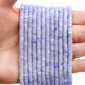 BONNY BOXX 150PCs Natural New Purple Agate Spacer Beads, Loose Semi Precious Flat Round Gemstone Heishi Disc Stone Beads for Beading Jewelry Making 4mm*2mm - color: New Purple Agate, size: 4MM*2MM