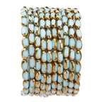 Glass Rice Beads Peacock Green 4x6mm 50pcs Faceted Oval Golden Edge Crystal Loose Beads for DIY Craft Jewelry Making - color: Peacock Green