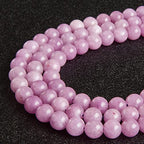 100pcs 8mm Kunzite Beads Natural Gemstone Beads Round Loose Beads for Jewelry Making - color: Kunzite, size: 8mm