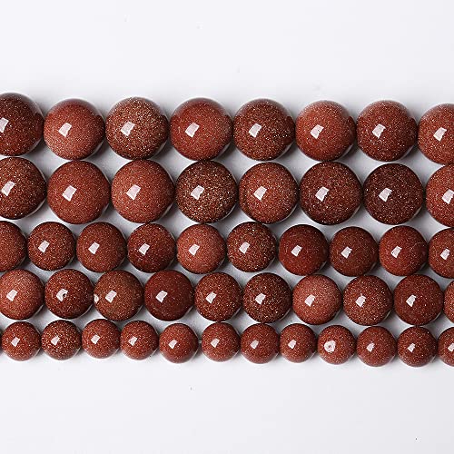 90pcs 4mm Natural Gold Sandstone Beads Gemstone Round Loose Beads for Jewelry Making DIY Bracelet Necklace 15“ (Gold Sandstone, 4mm) - color: Gold Sandstone, size: 4mm