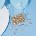 SUNNYCLUE 1 Box 80Pcs Leverback Earring Hooks Real 18K Gold Plated Stainless Steel Huggie Hoop Round Leverbacks Earwires Lever Back Hoops for Jewelry Making Earrings Backs Findings Replacement Adult - color: 80pcs Real 18k Gold Plated Stainless Steel Roun