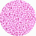 8/0 Glass Seed Beads Bulk, Light Pink 3mm Tiny Round Craft Seed Bead, Small Mini Pony Beads for Jewelry Making Bracelet Necklace Wrist Beading Weaving Supplies, 2500pcs - color: Light Pink
