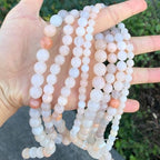 90pcs Adabele Natural Light Red Aventurine Healing Gemstone 4mm (0.16 inch) Small Round Beads Gem Stone Spacer for Craft Jewelry Making GF5-4 - color: Red Aventurine, size: 4mm (90pcs/1 Strand)