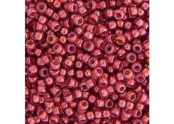Miyuki Seed Bead 11/0 APX.22g - Berry Lined Luster Japanese Glass Seed Beads - color: Berry Lined Luster