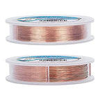 BENECREAT 28 Gauge Bare Copper Wire with Oil Coated, Tarnish Resistant Copper Wire for Jewelry Craft Making, 330-Feet/109-Yard - color: Bare Copper Wire, size: 28-Gauge(328-Feet/109-Yard)