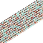BEADIA Natural Shoushan Disk Stone Beads 4x2mm 160pcs Rondelle Loose Semi Gemstone Beads for Jewelry Making Design - color: Shoushan
