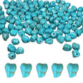 Turquoise Irregular Beads for Bracelet Making - 200pcs 10mm Natural Semi-Precious Gemstone Loose Spacer Beads for Jewelry, Beading, Earrings & DIY Handmade Crafts - color: Turquoise Irregular 10mm
