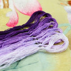 8 Skeins Mulberry Silk Floss Embroidery Thread Floss-Cross Stitch Threads China Silk Woven Jewelry Threads DIY Sewing Kits (17) - color: 17