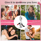 MULA 925 Sterling Silver Charms for Bracelets and Necklaces Lipstick and Bag Dangle Pendants Tower Camera Beads Jewelry Charms for Women - color: A-Lipstick and Bag
