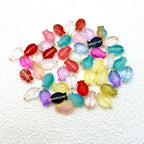 50pcs Glass Pendant Charms - Multicolor Theme Drops for Necklace Craft, Jewelry Making Supplies (Various Styles) - style: Fish