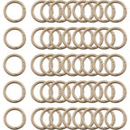 Carabiner Clip 48Pcs Khaki Metal Key Ring Clip Circle Keychain Rings Bulk Spring O Ring Round Cute Carabiner Spring Snap Hook Key Chain Clips for DIY Keychain Bag Charm Handbag Purse Dog - color: Khaki