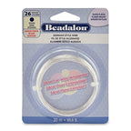 Beadalon German Style Wrapping Wire, Round, Silver Plated, 26 Gauge, 20 m / 65.6 ft - color: Silver Plated, size: 26 gauge / 65.6 ft